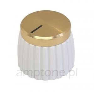 Knob Marshall style - white / gold