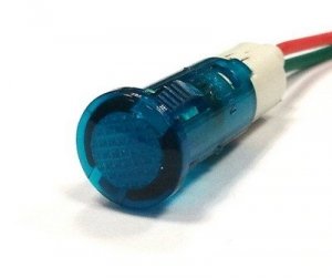 Indicator Lamp, blue, x11, LED 6V