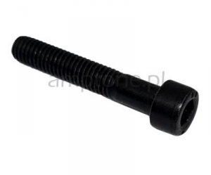 Head Screw hexagon M6, zinc-nickel, black 35mm