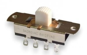 Mustang slide switch 3-way white Mustang