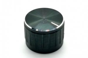 Knob Black 21x17