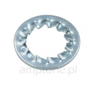 Serrated tooth washer M10, zinc plated