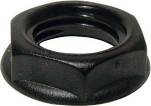 Nut - hex black Cliff