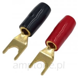 Speaker plug, spade Gold L930 (2pcs)