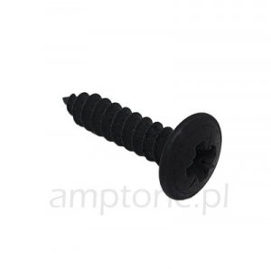 Screw black 3,5mm x 12mm