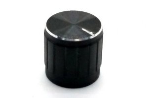 Knob Black 17x17