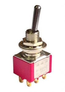 Switch toggle (on-on-on) Nickel HQ