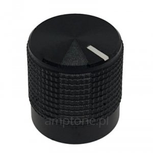 Knob knurled aluminium K15