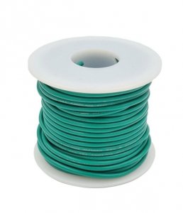 Kabel jednożyłowy Hook-up, zielony, 0,75mm²