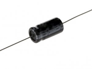 Kondensator elektrolityczny 100uF 25V osiowy Suntan