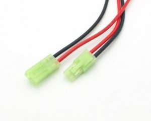 Złącze kablowe męskie + żeńskie 2pin, 20cm TMA