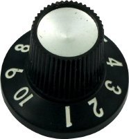 Knob skirted FTM black