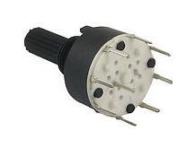 Switch rotary 3 x 2 poles 16mm