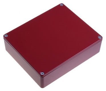 Diecast box alu, 1590BBRD Hammond Red