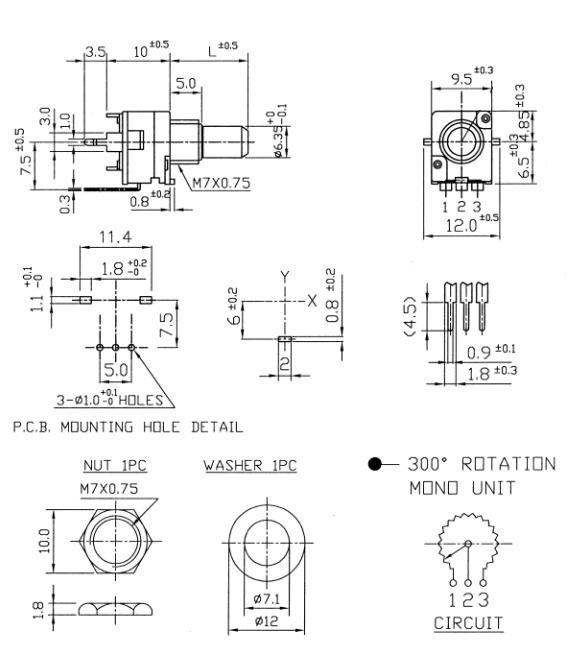 Alpha 9mm - 1k/B linear 6mm