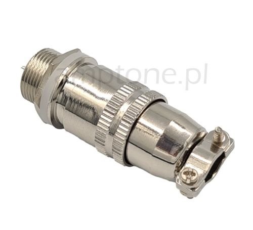 Socket 3pin DIN jack + plug, 12mm