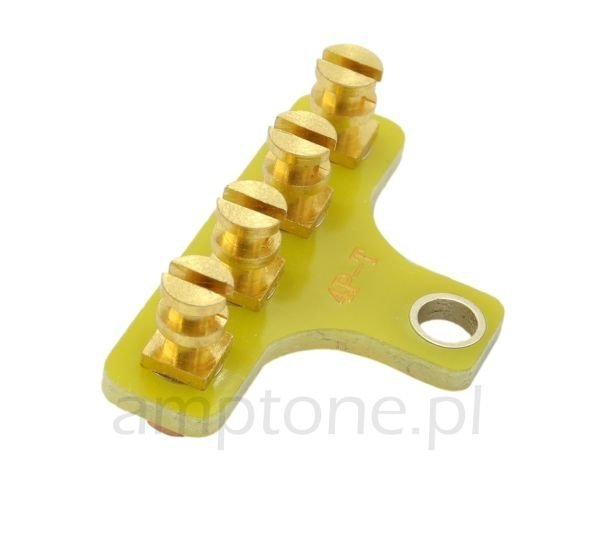 Terminal Board 4 x turret Gold audio