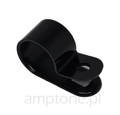 Cable clamp 12,5mm, black