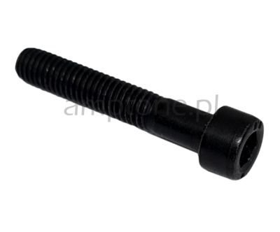 Head Screw hexagon M6, zinc-nickel, black 35mm