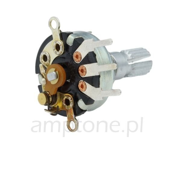 Alpha 17mm 50k/C rev log PCB with switch ON-OFF