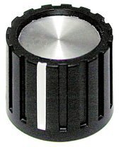 Knob AZ black T18 (push-on)