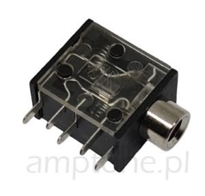 Jack 3,5mm stereo PCB J214, vertical, without thread