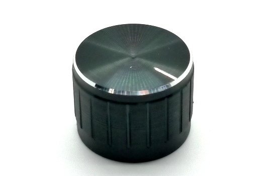 Knob Black 21x17