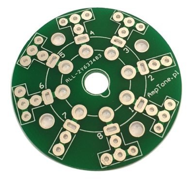 PCB board for sockets 1xOCTAL