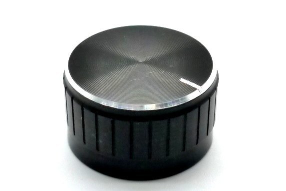 Knob Black 26x17