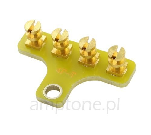 Terminal Board 4 x turret Gold audio