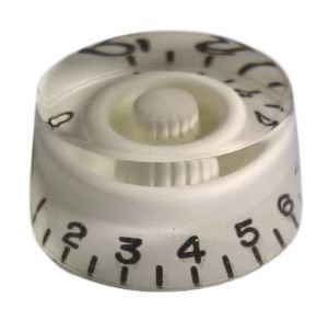 Knob guitar Epiphone style, white