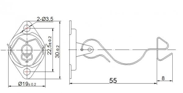 Retainer 7pin tube