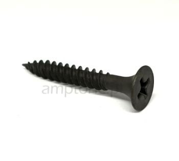 Screw black 4x30