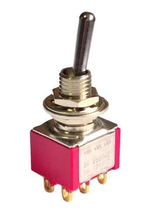 Switch toggle (on-on-on) Nickel HQ