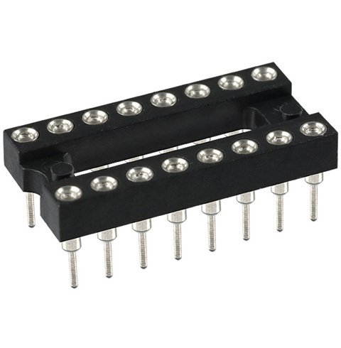 Socket precision DIL18