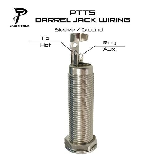 Barrel Jack 6,3mm Pure Tone stereo