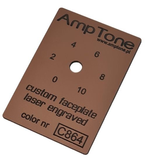 Custom Shop Laser-Engraver - panel/faceplate Metallic