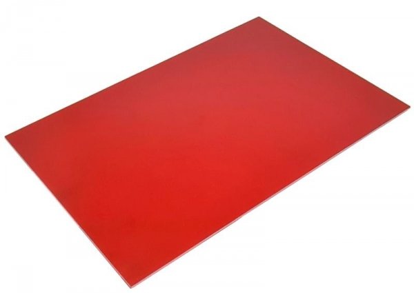 Turret Board blank 300x200x2mm, red