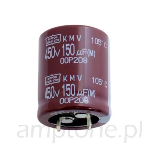 Capacitor 100uF 450V Nippon, snap-in