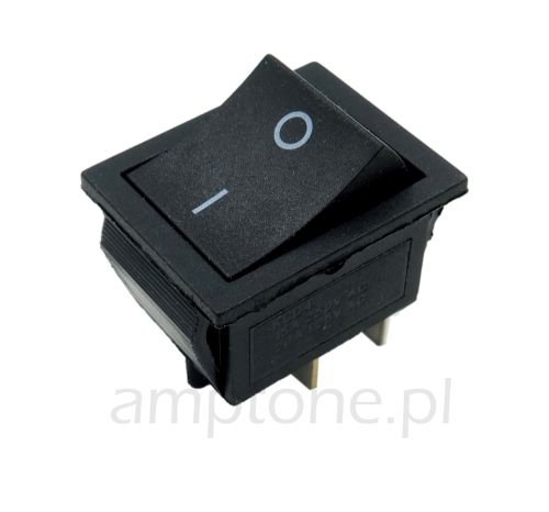 Switch KCD rocker DPST black (ON-OFF)
