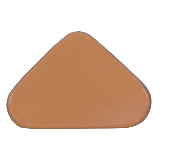 Corner leather, mesa style, tan