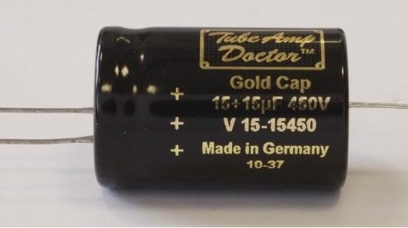 Gold Cap 15uF +15uF /450V TAD