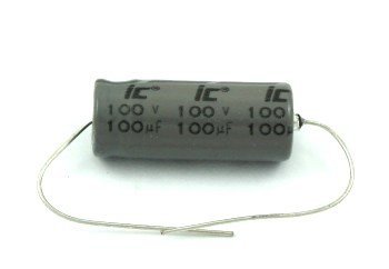 Kondensator 100uF 100V osiowy Illinois