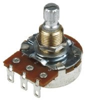 Potencjometr Bourns 25k/A logarytmiczny 6mm, gitarowy