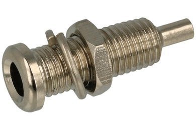 Gniazdo bananowe 4mm metalowe, nieizolowane