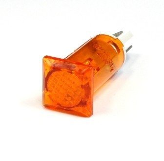  Lampka / kontrolka, bursztyn x14B, LED 6V