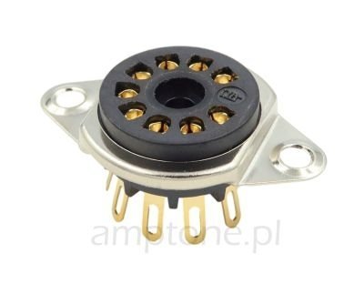 Podstawka Noval 9pin micalex Belton, GOLD