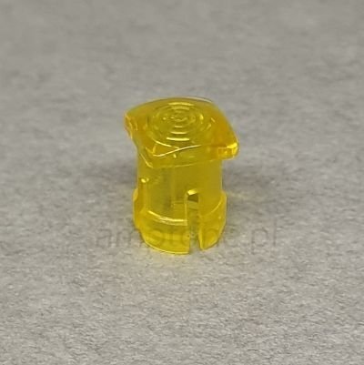 Oprawka LED soczewka 3mm żółta mat