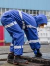 WATERPROOF OVERALLS WITH REFLECTIVE TAPES 104/R