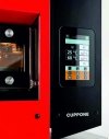 Piec do pizzy elektryczny Cuppone Home HE 400 | jednokomorowy | panel dotykowy | 400x400 mm | HE400/1 TS/FP | różowy
